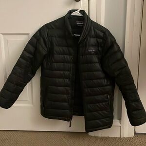 Kids Black Patagonia Coat